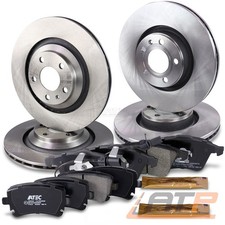 BREMSSCHEIBEN + BREMSBELÄGE BREMSKLÖTZE VORNE + HINTEN FÜR AUDI A6 C6 4F 4F2 4F5