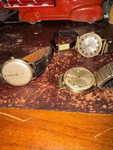 Vintage Wristwatch Lot Timex Wittnauer Swiss Parts Repair AS IS 4