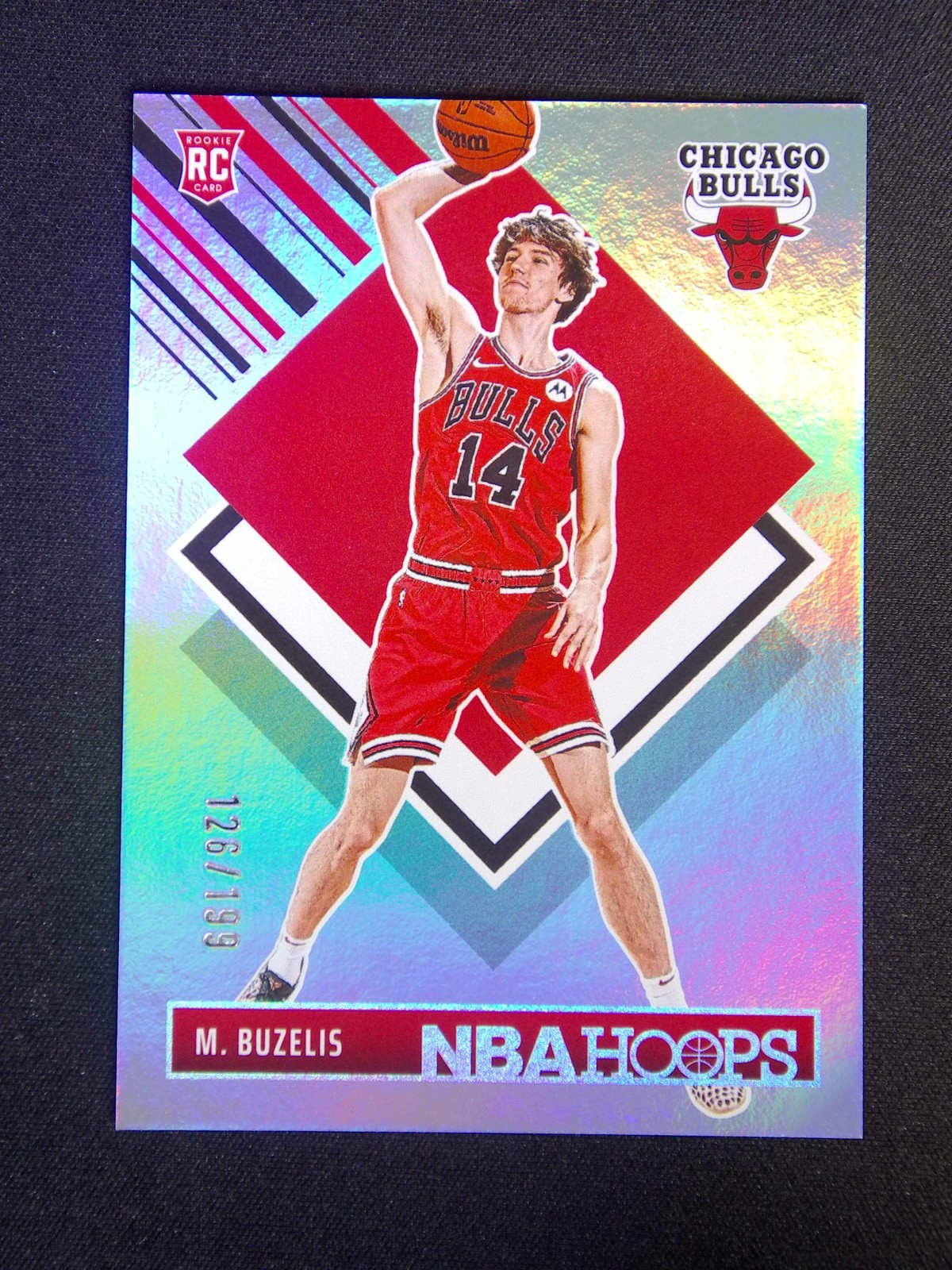 2024-25 Panini Hoops Matas Buzelis #295 RC Rookie Tribute Silver /199