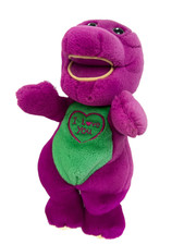Barney The Dinosaur Plush Singing I Love You Toy 2001 READ BATTERIES DEAD