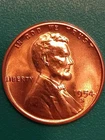 1954-S Lincoln Wheat GEM BRILLIANT RED UNCIRCULATED SEE PICS NICE COIN BEAUTIFUL