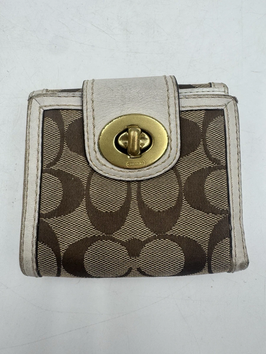 小物 Coach 65th Turnlock Bifold wallet m742 Coach Turnlock Wallet for sale - eBay