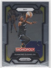 #60 Diamond DeShields 2024-25 Prizm Monopoly WNBA Base Chicago Sky
