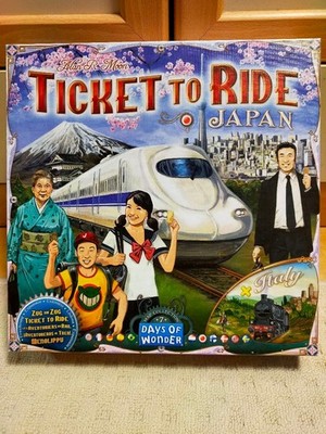 Hobby Japan Ticket To Ride Expansion Japan/Italy Maps Multilingual Edition New