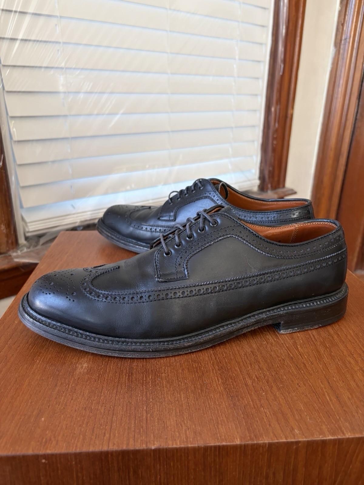 Alden 9753 Black Calfskin Long Wing Blucher