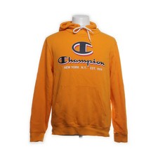 Champion, Kapuzenpullover, Größe: L, Gelb, Baumwolle/Polyester, Print #gtI
