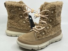 Sorel NY4894-262 Youth Explorer Cozy Tan Winter Boots Size 3