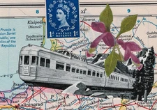 ACEO Mixed Media Collage Art – Dubisa - OOAK Original Signed