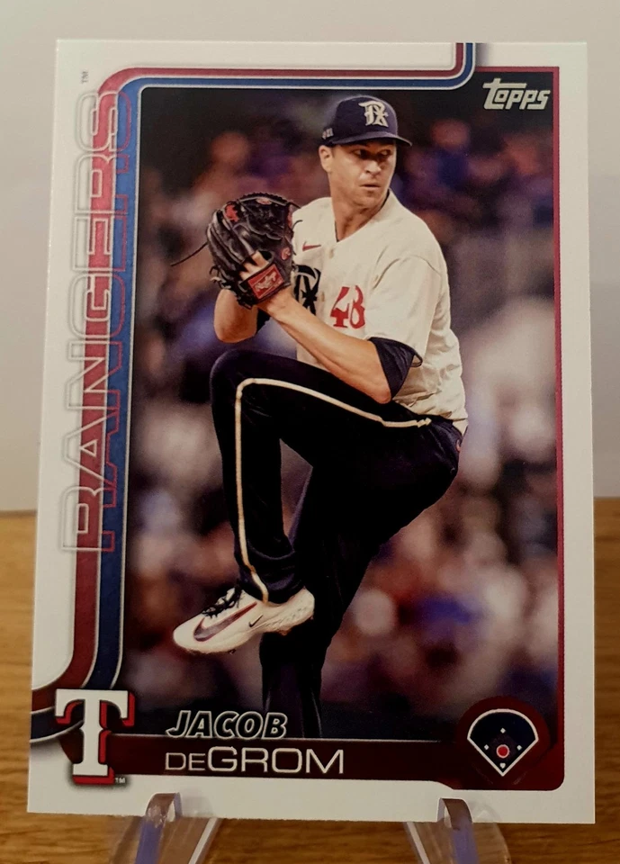 2025 Topps Series 1- Jacob deGrom #Texas Rangers - Photo 1/1