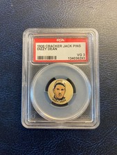 1930 Cracker Jack Pins Dizzy Dean Cardinals HOF PSA 3 - HI END