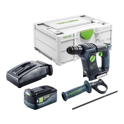 Festool BHC 18-Basic Bohrhammer 18 V 1,8 J SDS Plus + 1x Akku 5,0 Ah + Lader