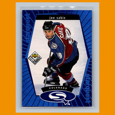Joe Sakic #SQ11 1998-99 UD Choice StarQuest Blue Colorado Avalanche Hockey Card