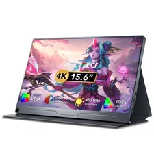 UPERFECT True 4K 15.6" Portable Monitor Upgraded New Version HDMI USB C FreeSync