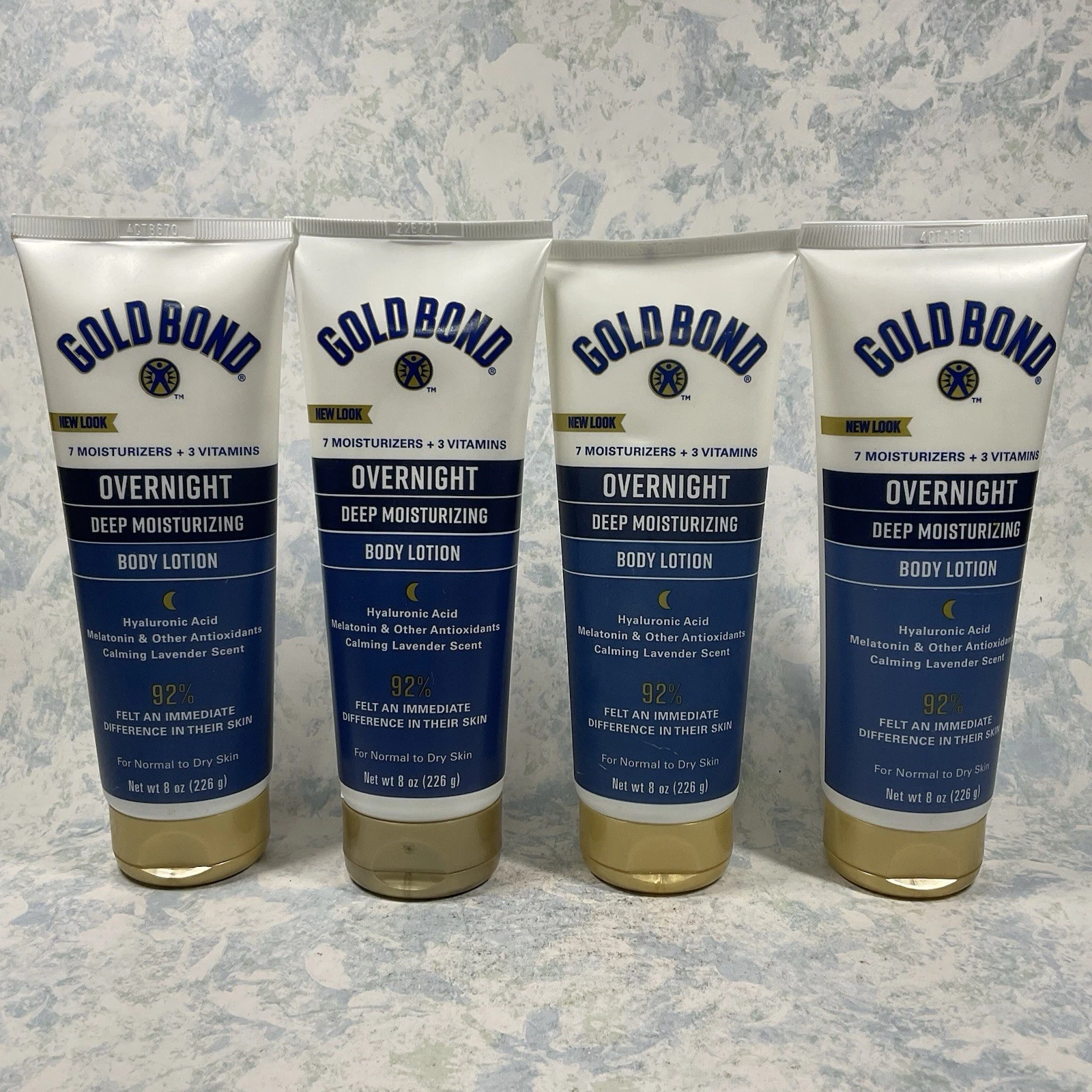 Gold Bond Overnight Deep Moisturizing Body Lotion 8oz - Lot of 4