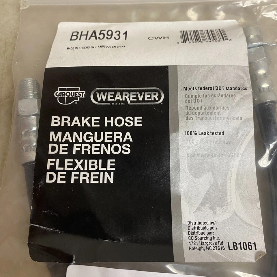 Mangueira de freio central traseira Carquest para 1959–1960 Cadillac Series 62 BHA5931 - Imagem 4 de 4