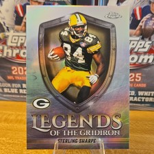 2025 Topps Chrome Legends of the Gridiron Sterling Sharpe Green Bay Packers