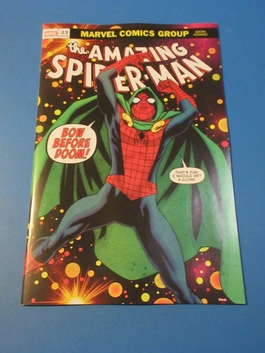 Amazing Spider-man #23 McKone Doom Homage variant NM Gem wow