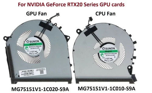 1pair OMEN 17-CB 17-CB0030NR 17-CB0070NR 17T-CB0000 CPU&GPU Cooling Fan