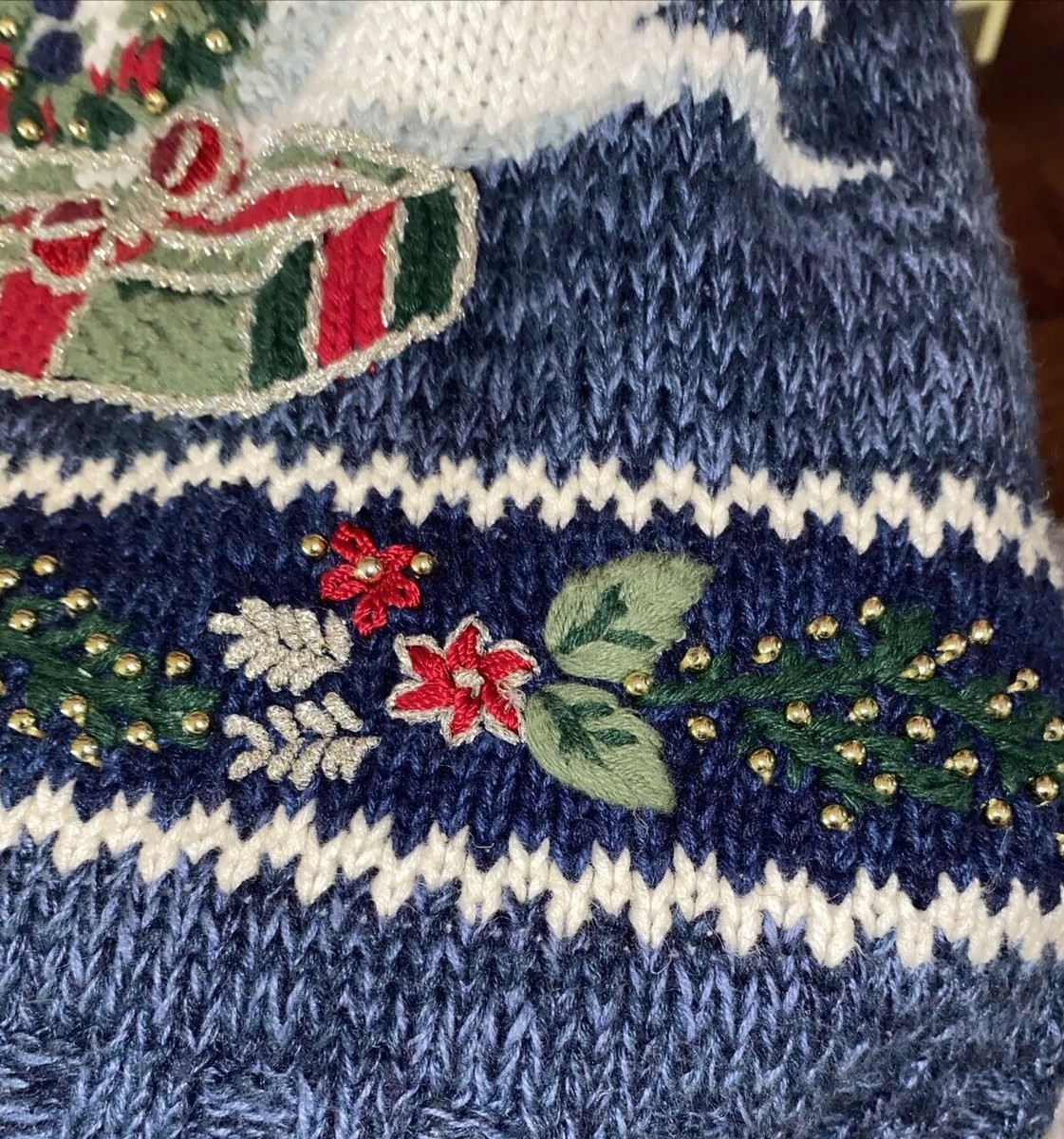 Vintage Heirloom Collectibles ? Womens L ?Chunky Knit