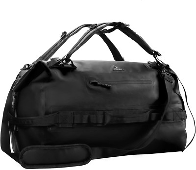 Large Waterproof Duffel Backpack Roll-Top Heavy Duty Dry Duffle Bag for Boating,
