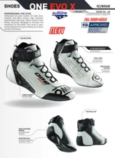 OMP ONE EVO X Racing Shoes Authorized USA Dealer IC806E - FREE SHIPPING