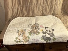 Manufactured Cross Stitched Tiny Treasures Are Best Baby Quilt