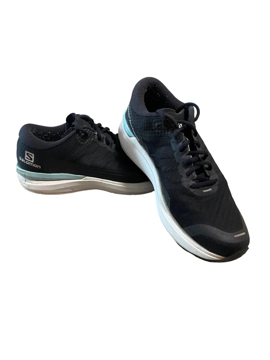 Salomon Men s Sonic 3 Balance Opti Vibe Running Shoes 10.5 Black White Teal