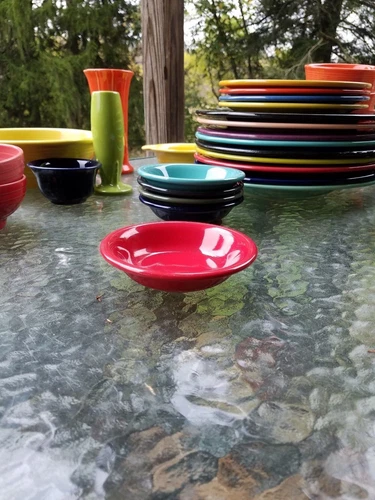 5 3/8" stacking FRUIT BERRY DESSERT BOWL scarlet red NEW FIESTA