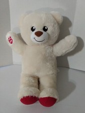 Build-a-Bear 16" Ivory White Teddy Bear Plush Stuffed 2019 Embroidered Face