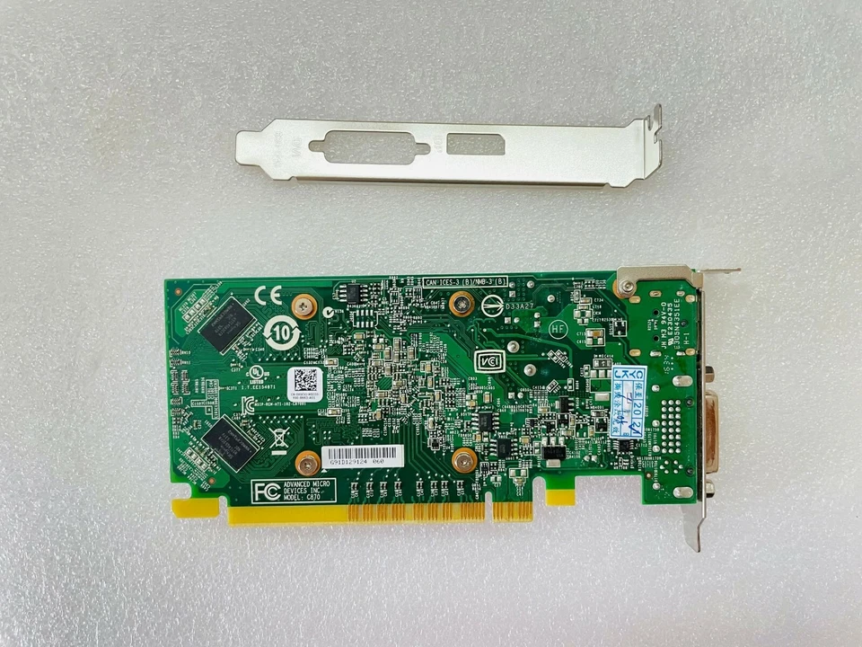 Dell 0KG8WY AMD Radeon R5 340X 2GB DDR3 PCI-E 3.0 X8 Graphics Video Card - Image 3 of 4