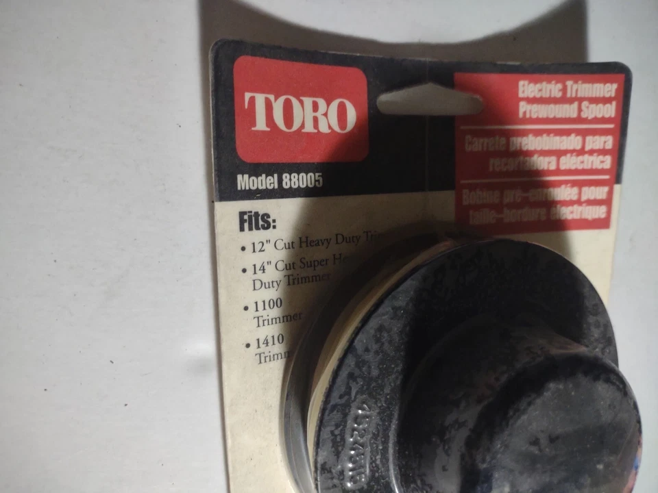 Carrete preenrollado recortador de cuerda eléctrico Toro # 88005.  50' de línea .065" Foto 3 de 4