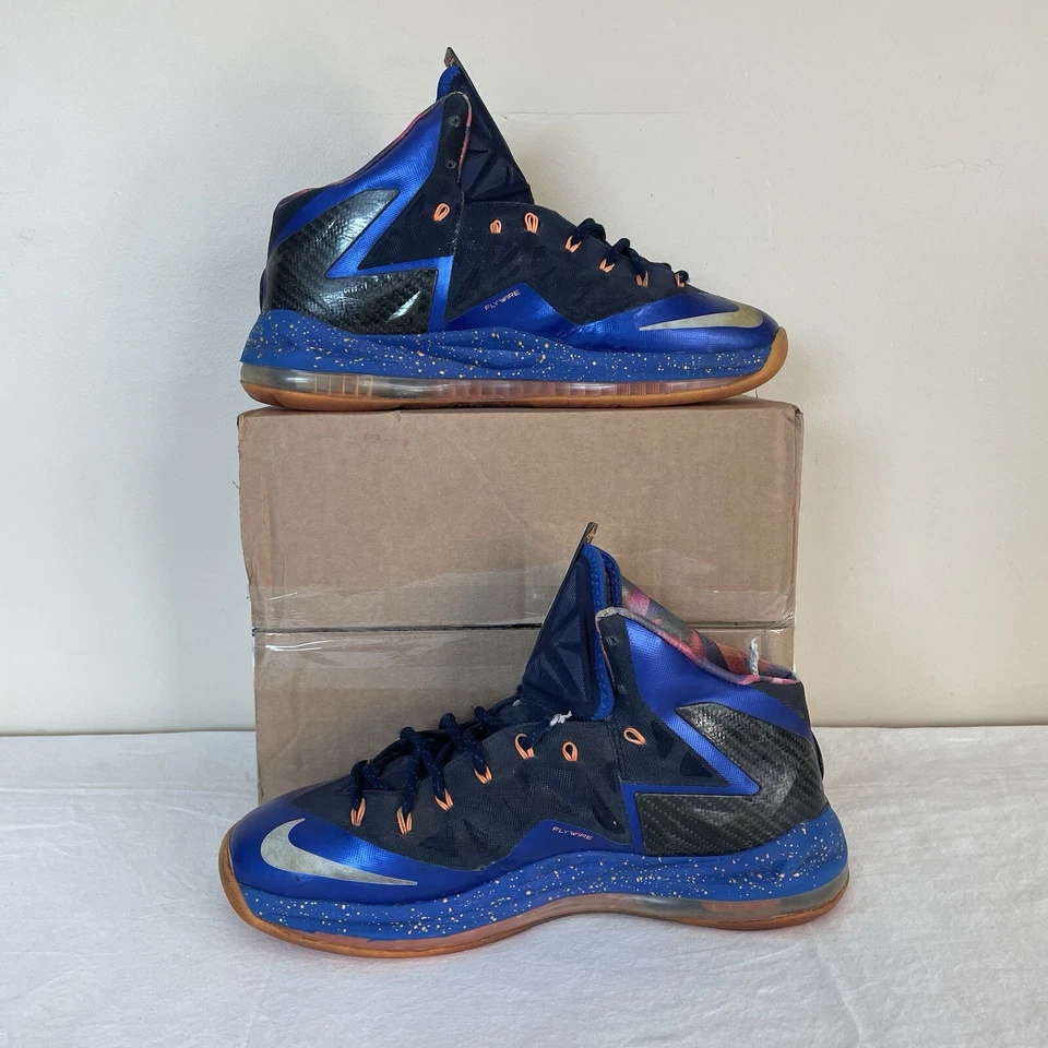 Nike Lebron 10 Elite Superhero da uomo taglia US 11 579827-400 - Immagine 2 di 4