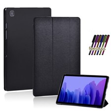 Black PU Leather Stand Case Folio Cover For Samsung Galaxy Tab A A7 A7  lite