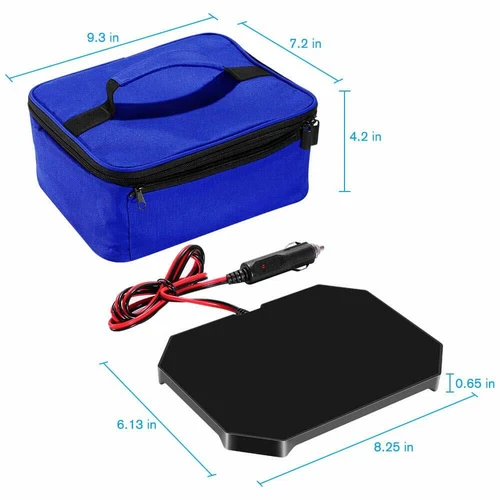 Portable Electric Food Warmer Heating Lunch Box Bag Mini Oven Container For Car - Picture 17 of 21