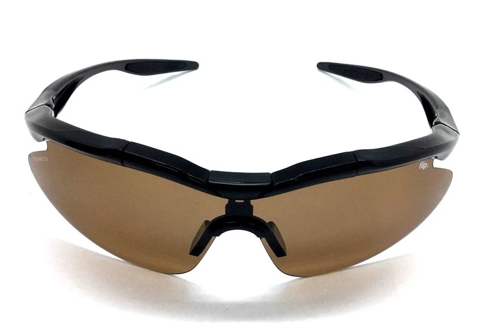 Óculos de sol Medicus Golf Flipz óculos de proteção tons âmbar Vydra com estojo de transporte - Imagem 3 de 4