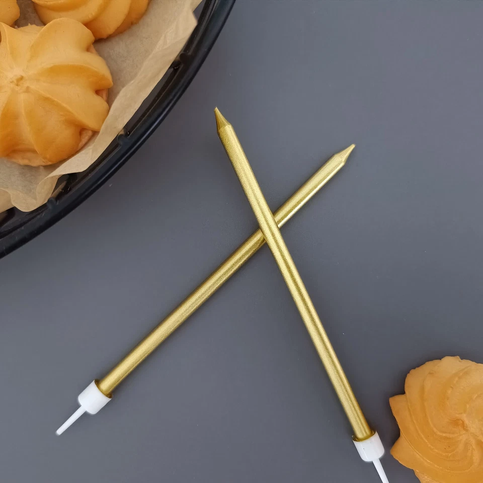 24 шт. 13 см/5,1 дюйма длиной высокий день рождения свечи для торта является идеальным украшением - Изображение 4 из 4