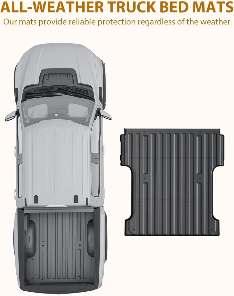 Truck Bed Mat for 2004-2024 Nissan Titan 5.5 FT (67.1 inches) Bed - Изображение 2 из 4