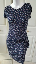 NEW LOFT FIT STRETCH FLORAL PETITE SHEATH DRESS SIZE XSP