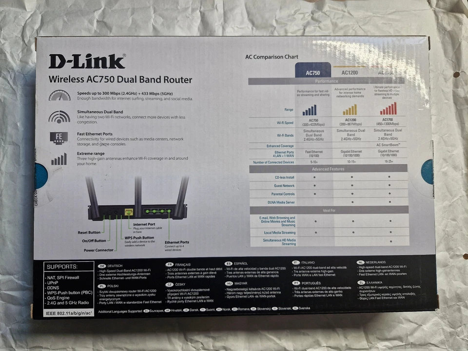D-Link Wireless AC750 Dual Band Router - NEU - Bild 2 von 4