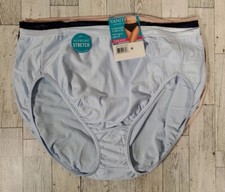 Vanity Fair 3pk Hi-Cut Panties Small  3X Underwear Radiant Collection