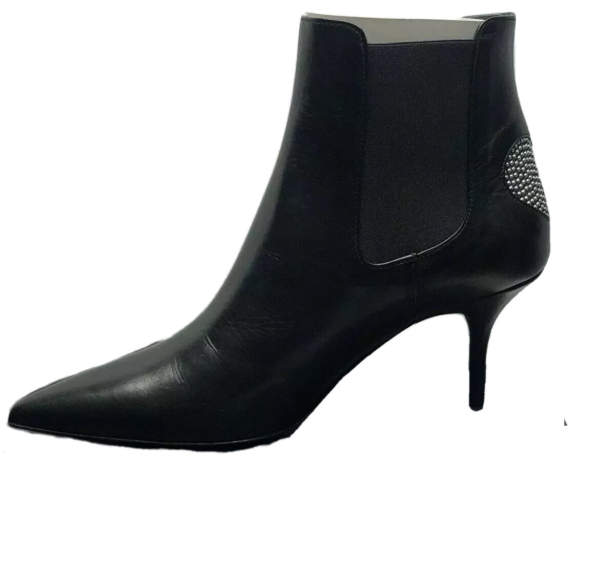 Love Moschino Women’s Nappato Boots Low Heel In Black Size EU39/ US 8.5