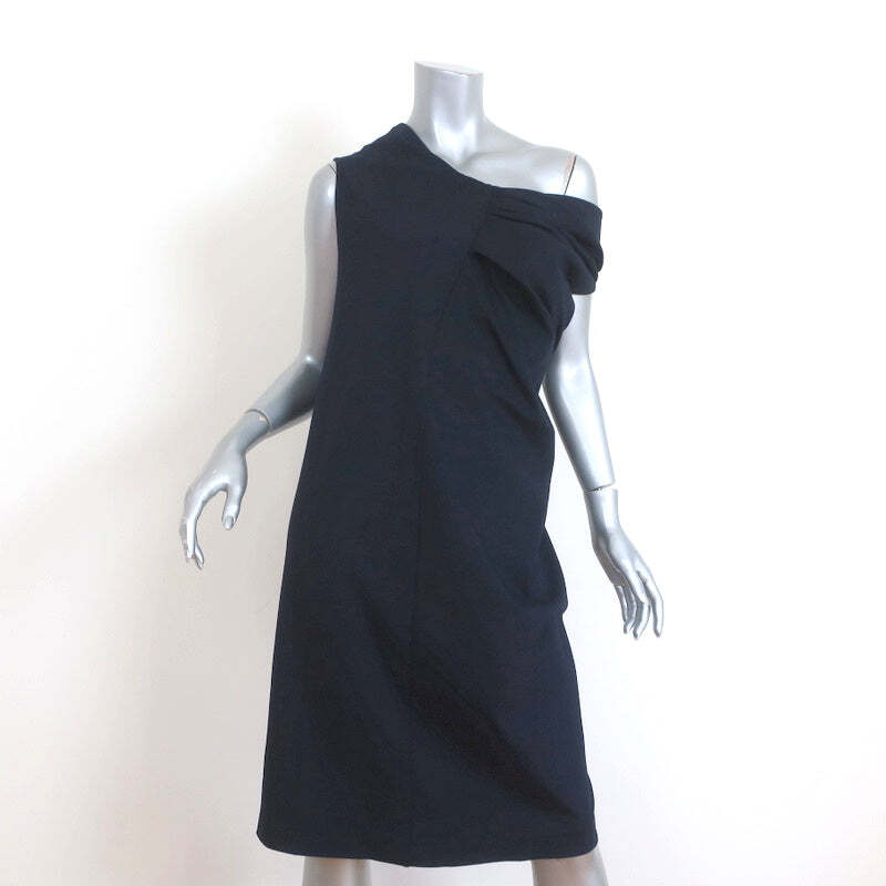 イタリア製 JIL SANDER NAVY ストレッチウールスカート 44 Jil Sander Asymmetric Off the Shoulder Dress Navy Stretch
