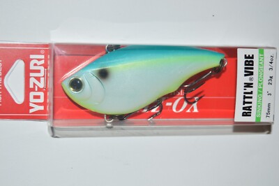yo zuri rattl'n vibe sinking 3'' rattles 3/4oz  r1356-csh citrus shad