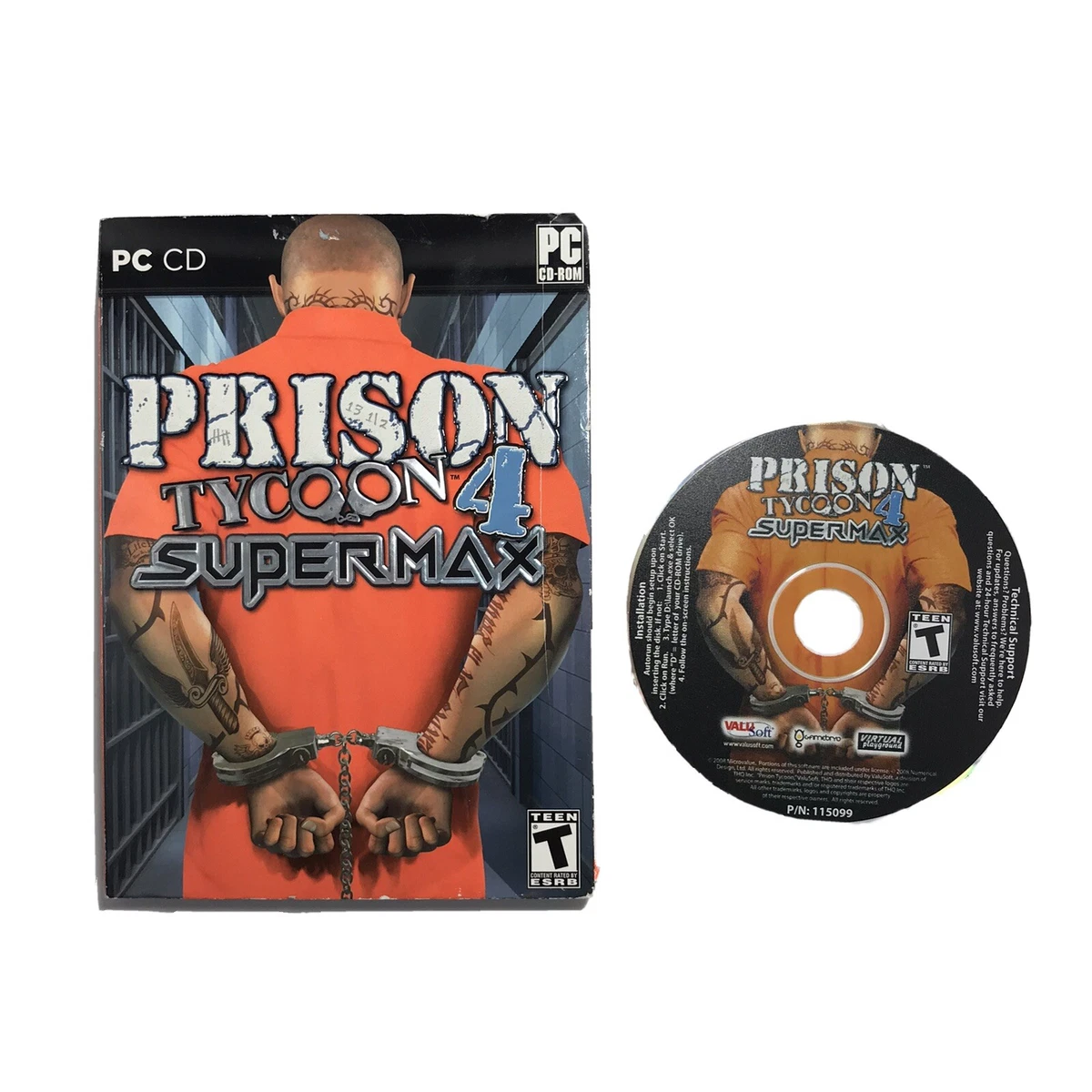Preços baixos em Prisão Tycoon 4: Supermax PC Video Games | eBay