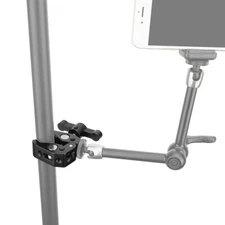 CAMVATE Camera Monitor Mount Super Crab Clamp with 1/4"& 3/8" Extension Thread