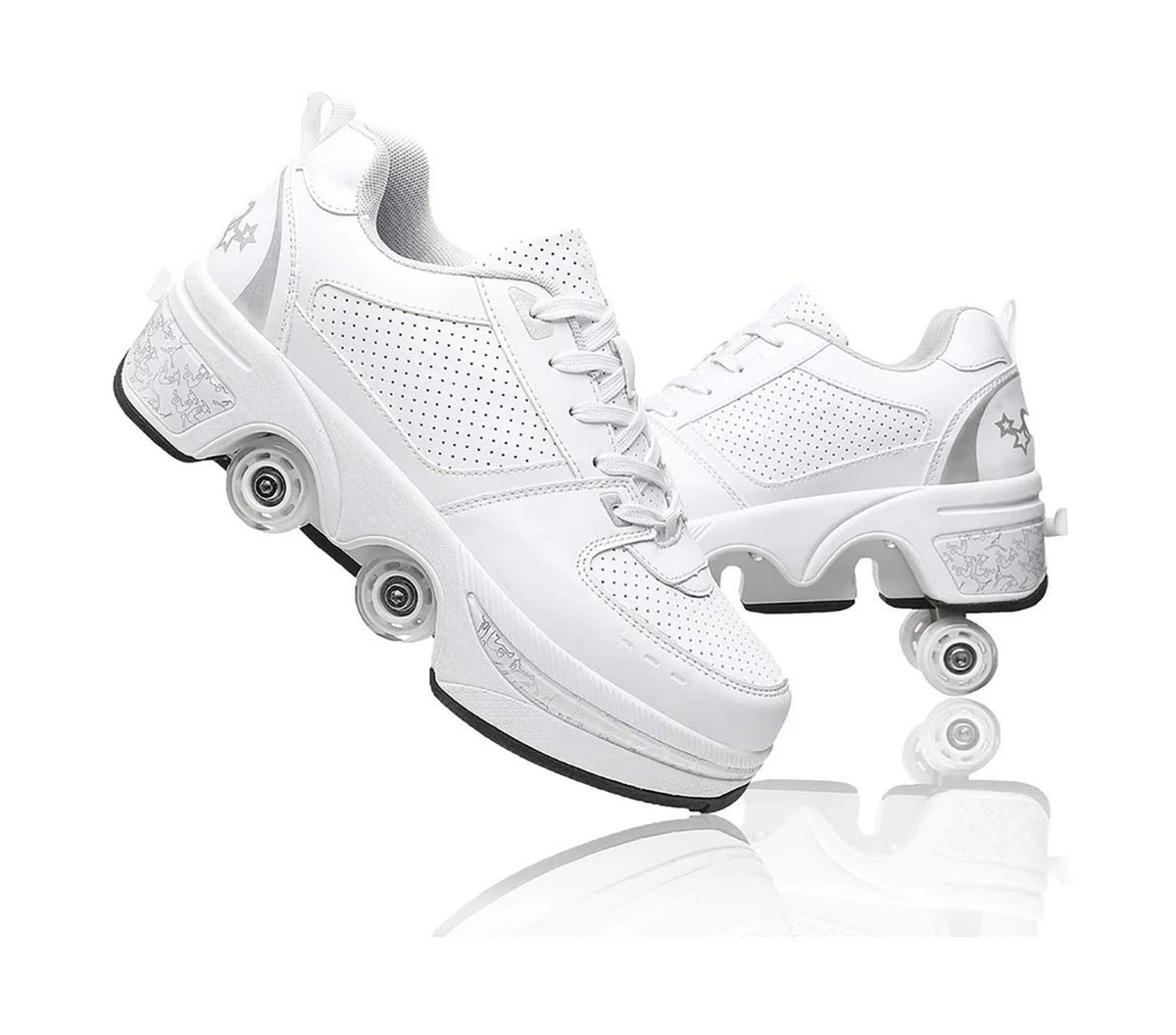 Multifunctional Roller Skates Shoes Deformation Automatic Walking