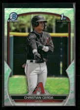2023 Bowman #BCP-56 Christian Cerda Arizona Diamondbacks Lunar