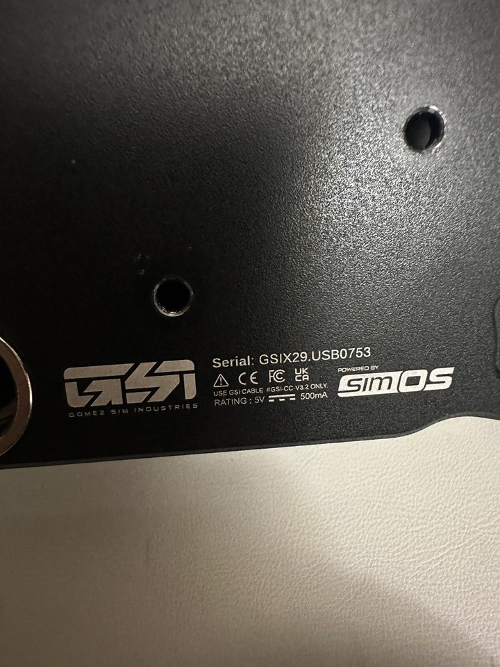 GSI X29 Gomez Sim Industries Sim Racing wheel eBay