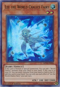 Lee the World Chalice Fairy - MP18-EN048 - Ultra Rare - 1st Edition x3 - Near Mi