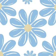 Digital picture Blue Daisy JPEG printable file
